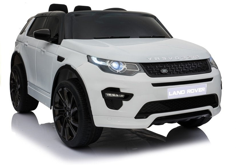 Elektrische Kinderauto - Land Rover Discovery - Wit