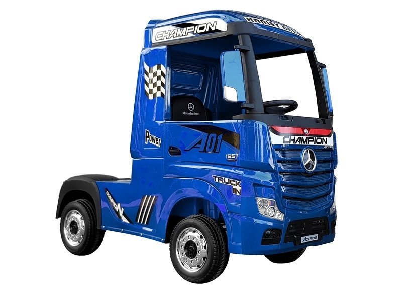 Elektrische Kindervrachtwagen - Mercedes Actross - Blauw