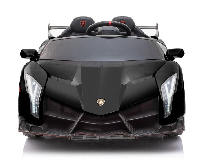 Elektrische Kinderauto - Lamborghini Veneo - Tweepersoons - Zwart