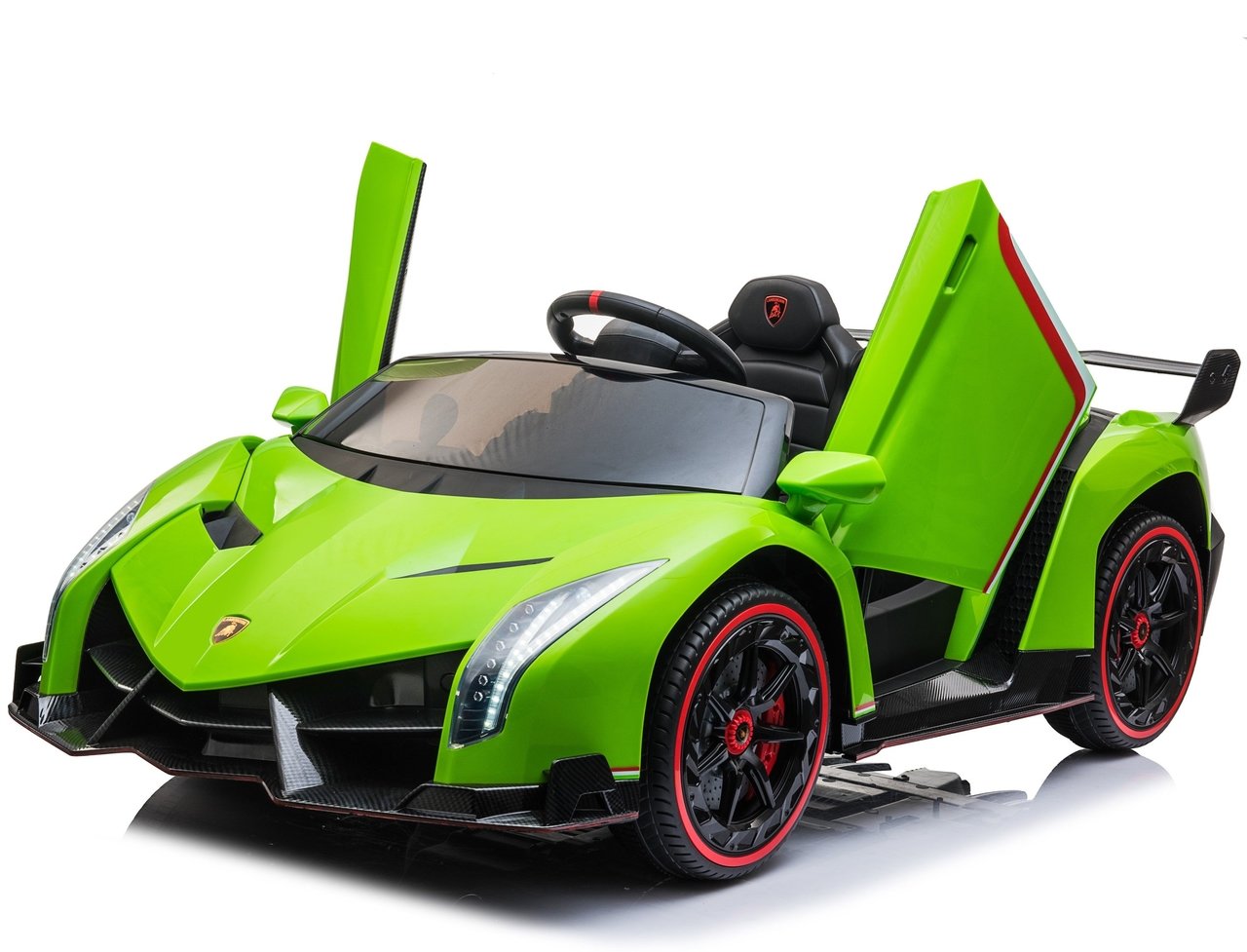 Elektrische Kinderauto - Lamborghini Veneo - Tweepersoons - Groen