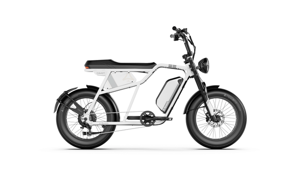 A-spadz Fatbike - Cavet Air - Hydraulische remmen - Cloud White