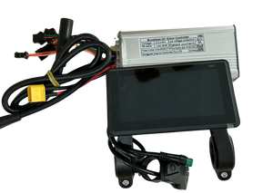 Opvoerpakket 50 km/h - Qmwheel V20 / S20 - Rode motorkabel - H6C Display en Achterlicht met 2 stekkers + Trapsensor