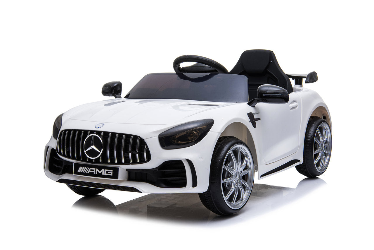 Elektrische Kinderauto - Mercedes Benz GTR AMG - Wit