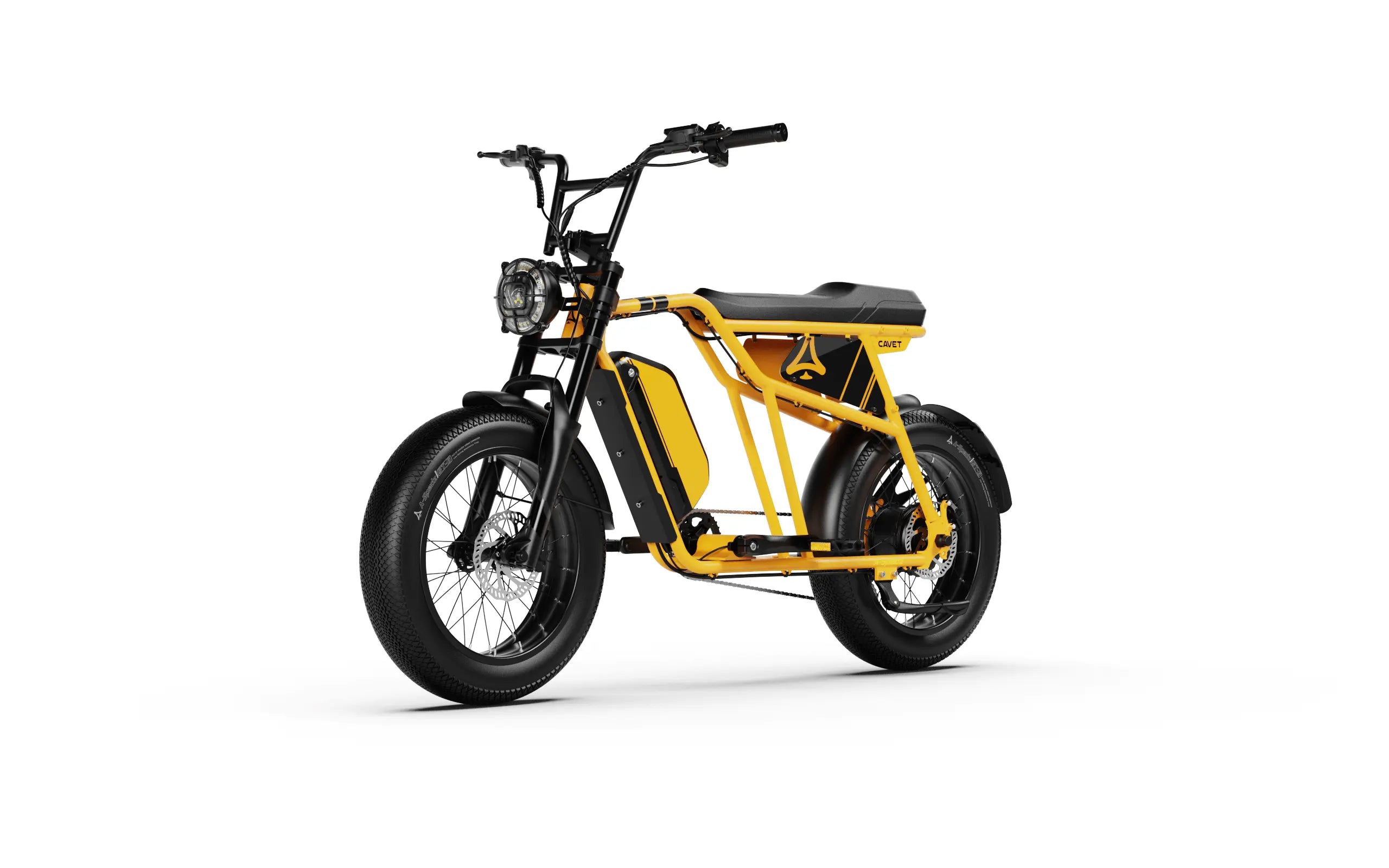 A-spadz Fatbike - Cavet Air - Hydraulische remmen - Mars Yellow - Dailyride