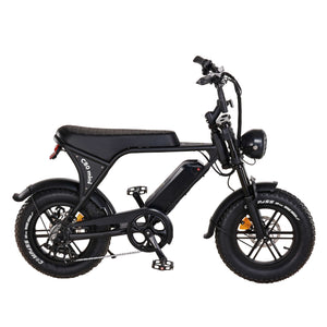 Ouxi C80 Mini Fatbike - Kinderfatbike - Hydraulische Remmen - Zwart