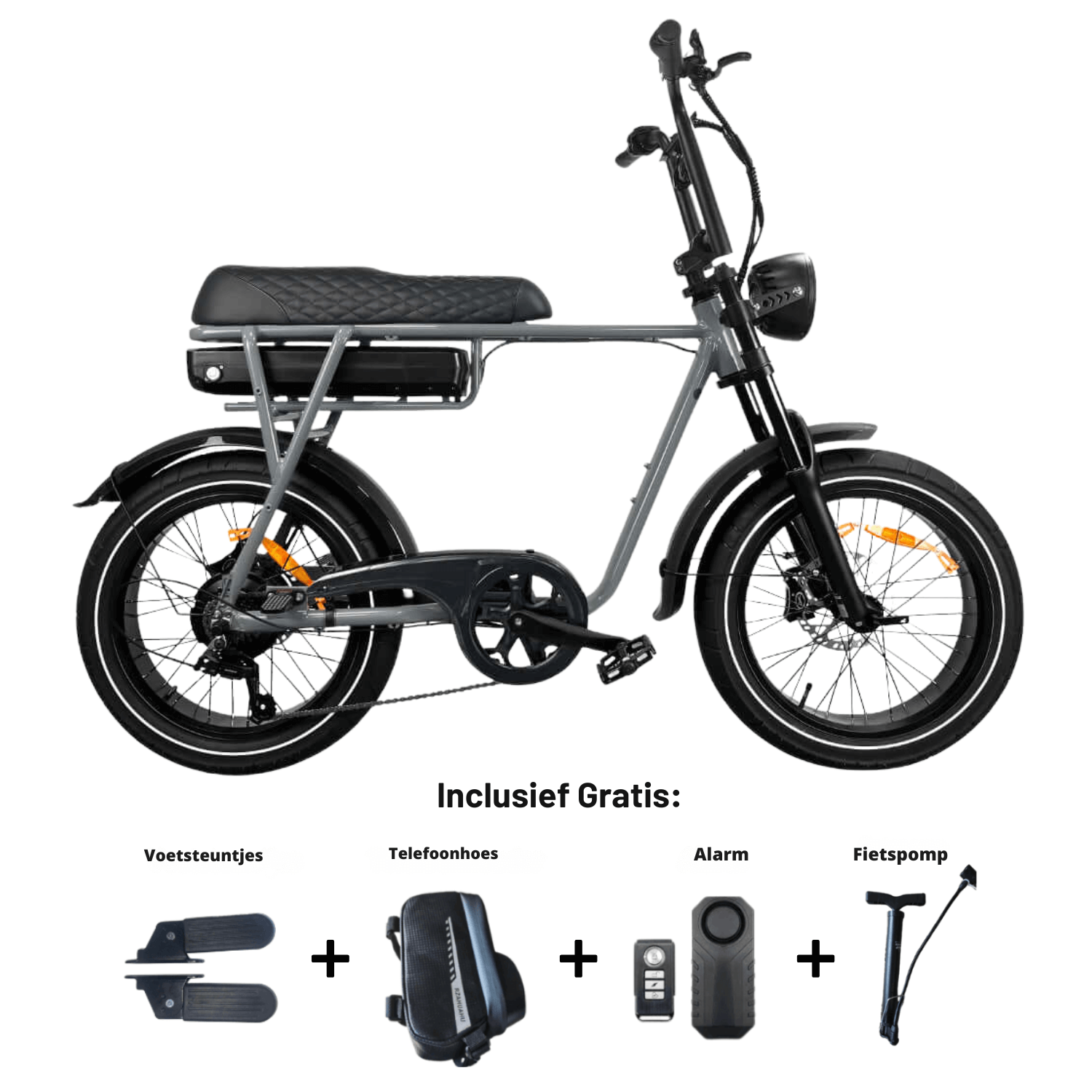 EB2 PRO fatbike | Krachtsensor | Nardo Grey