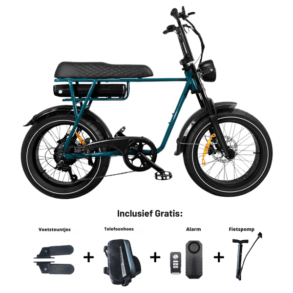 EB2 PRO fatbike | krachtsensor | ocean blue