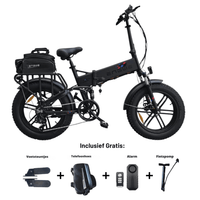 Engwe ENGINE X - Vouwfiets - Zwart