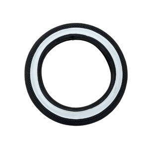 Fatbike buitenband zwart/wit 20 x 4"