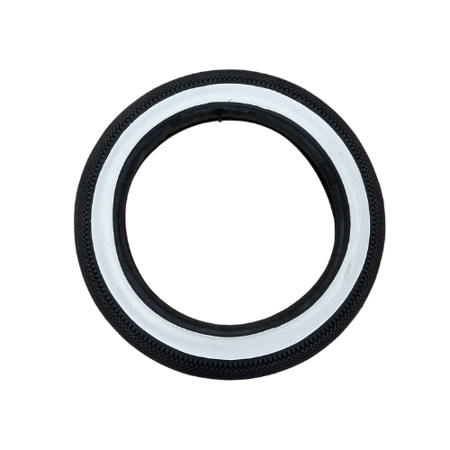 Fatbike buitenband zwart/wit 20 x 4"