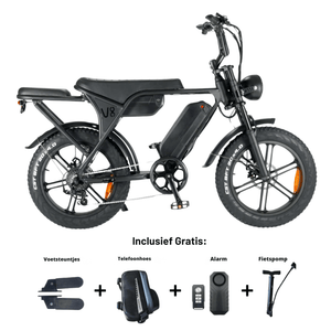 Ouxi V8 2.0 - Dubbele Accu - Hydraulische Remmen - Zwart