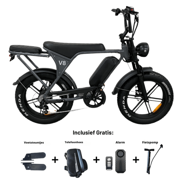 Ouxi V8 3.0 2024 Model - Hydraulische Remmen - Max 25 km/h - Nardo Grey - Special Edition