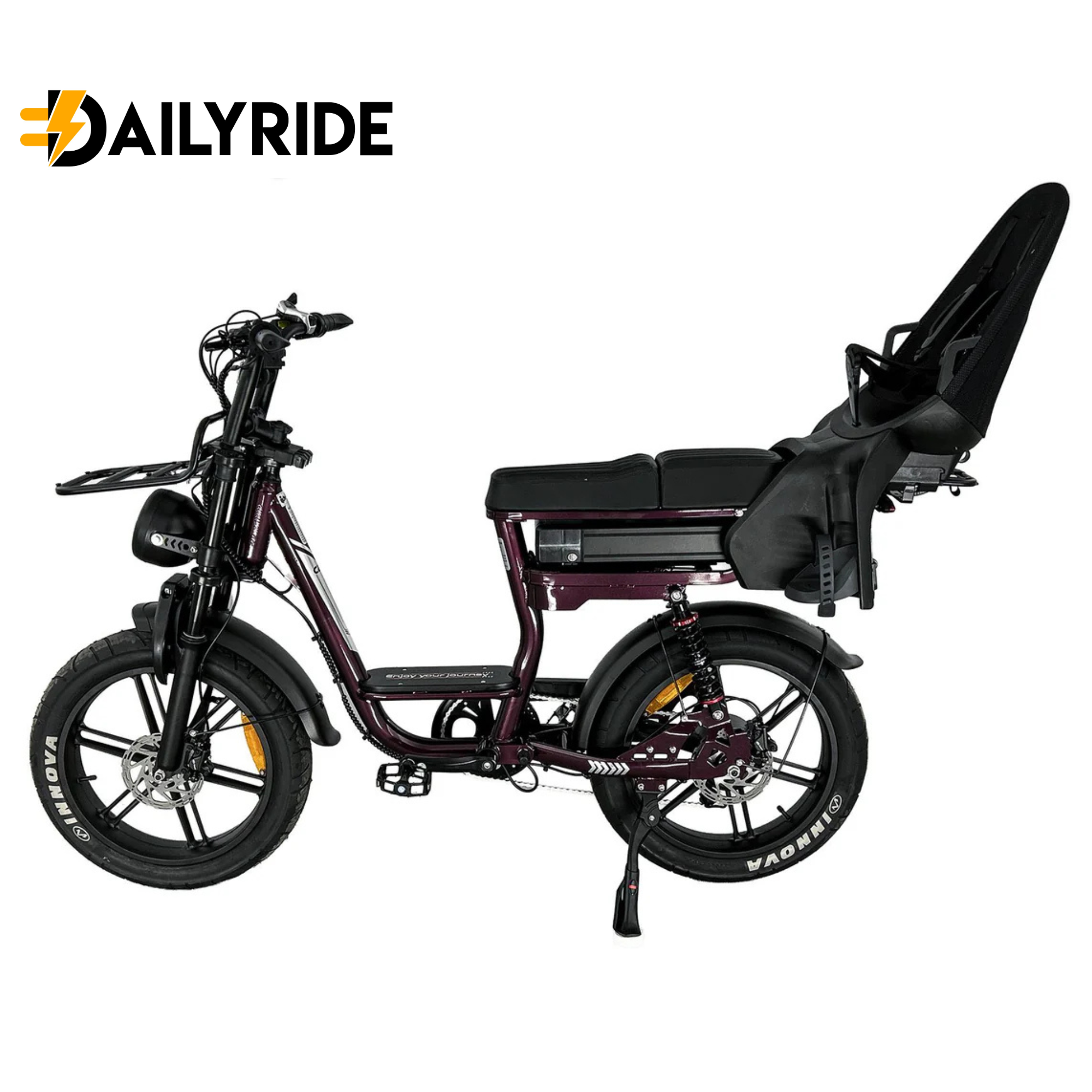 V20 Comfort Family Bike met achterzitje