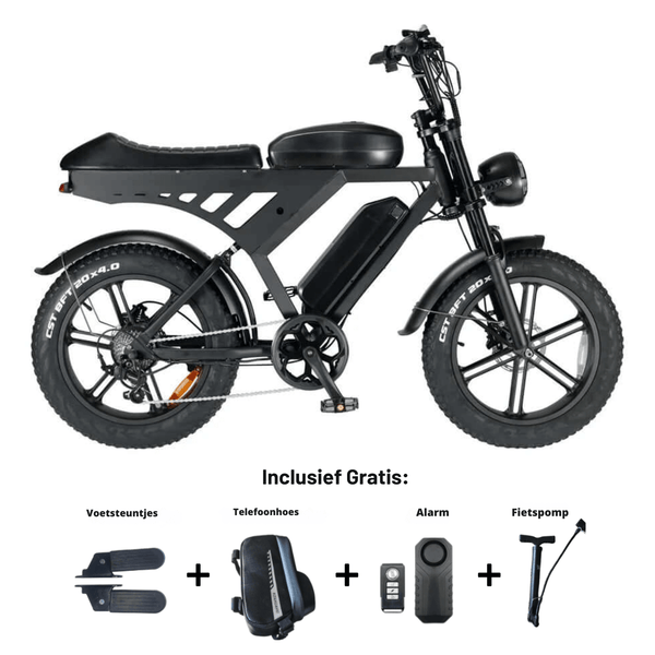 V30 - Dubbele Accu - Zwart