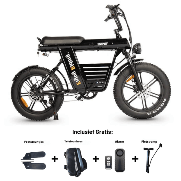 V50 - Hydraulische remmen - Zwart