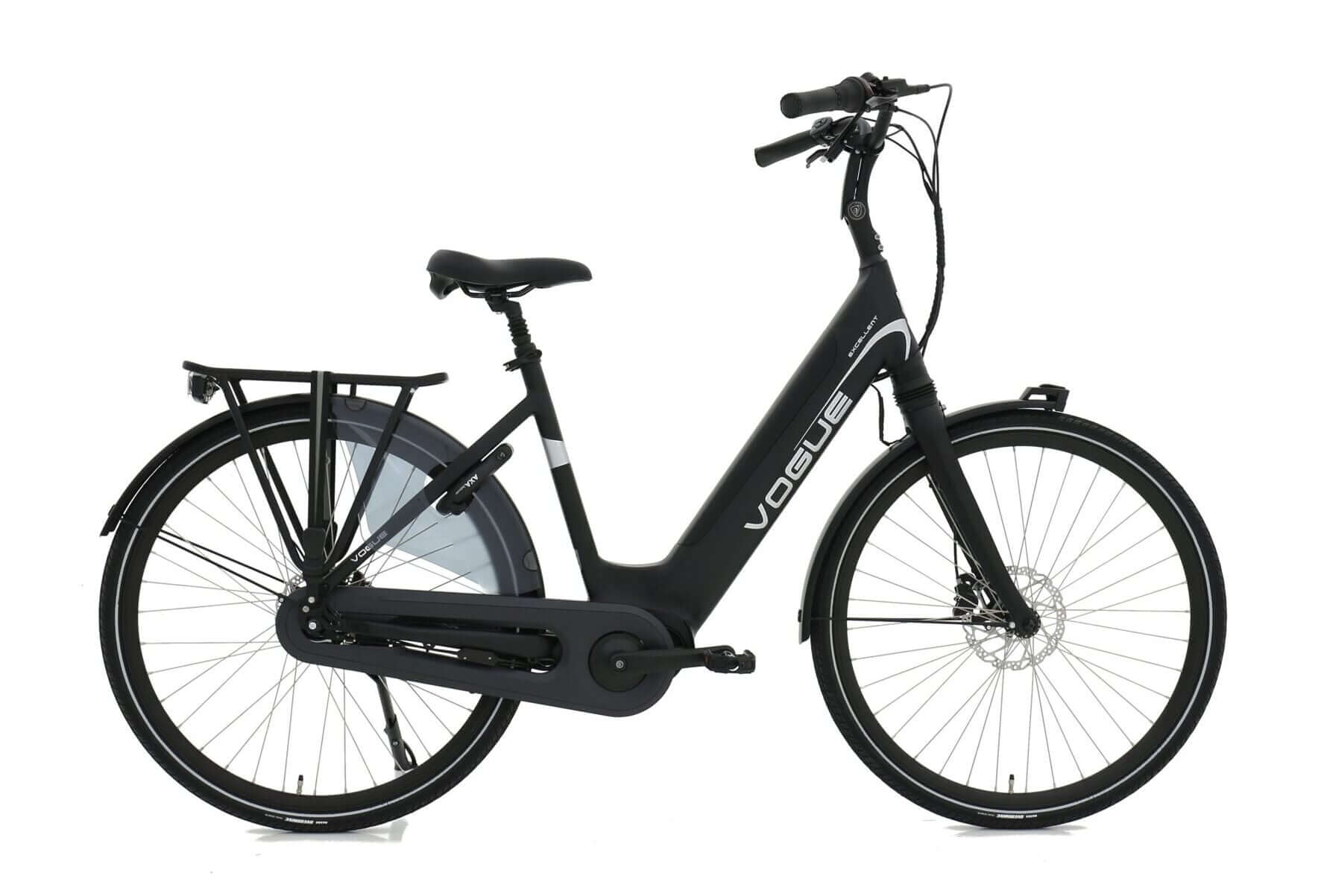 Vogue Excellent 8SP Electrische fiets - E-bike - Bafang Middenmotor - Mat zwart-grijs