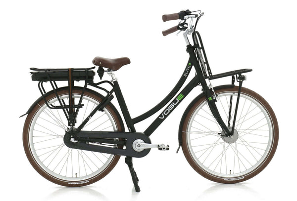 Vogue Elite 3 Electrische fiets - E-bike - Mat zwart/bruin