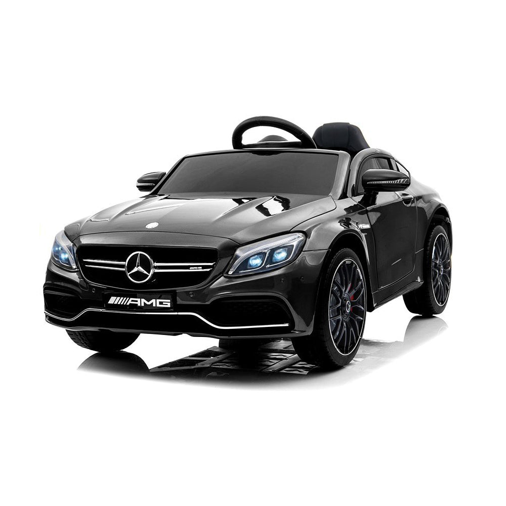 Elektrische Kinderauto - Mercedes Benz C63 AMG - Zwart