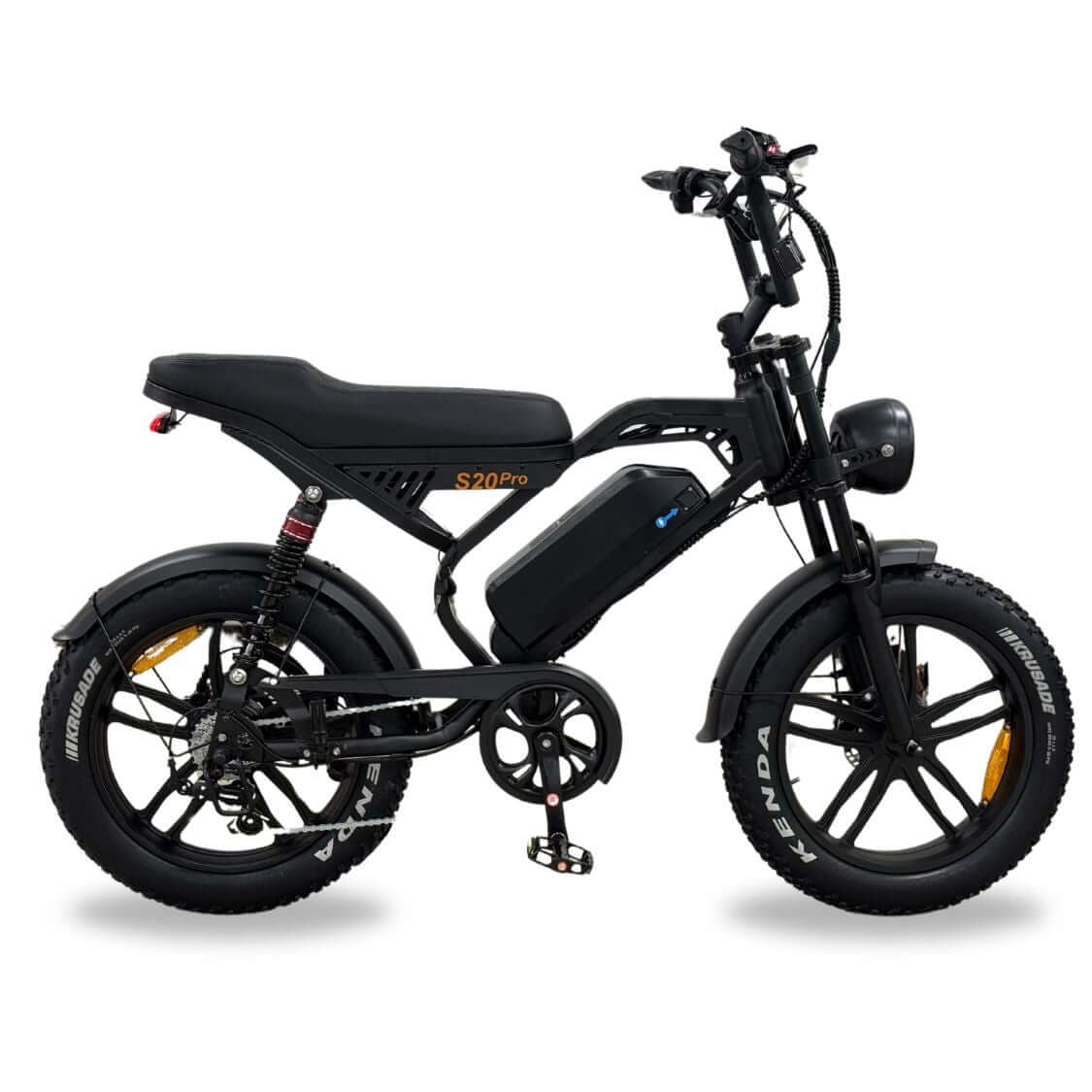 QMWheel S20 Pro Fatbike – Hydraulische remmen - Nieuwste V20!