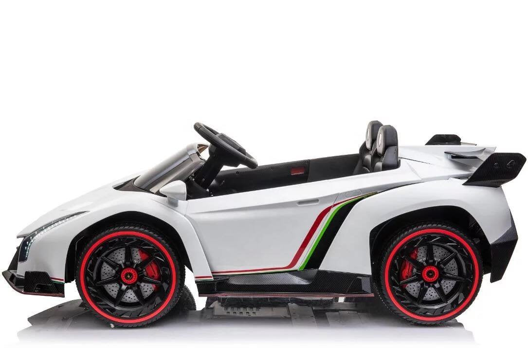 Elektrische Kinderauto - Lamborghini Veneo - Tweepersoons - Wit