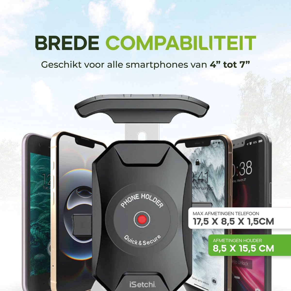 Luxe telefoonhouder