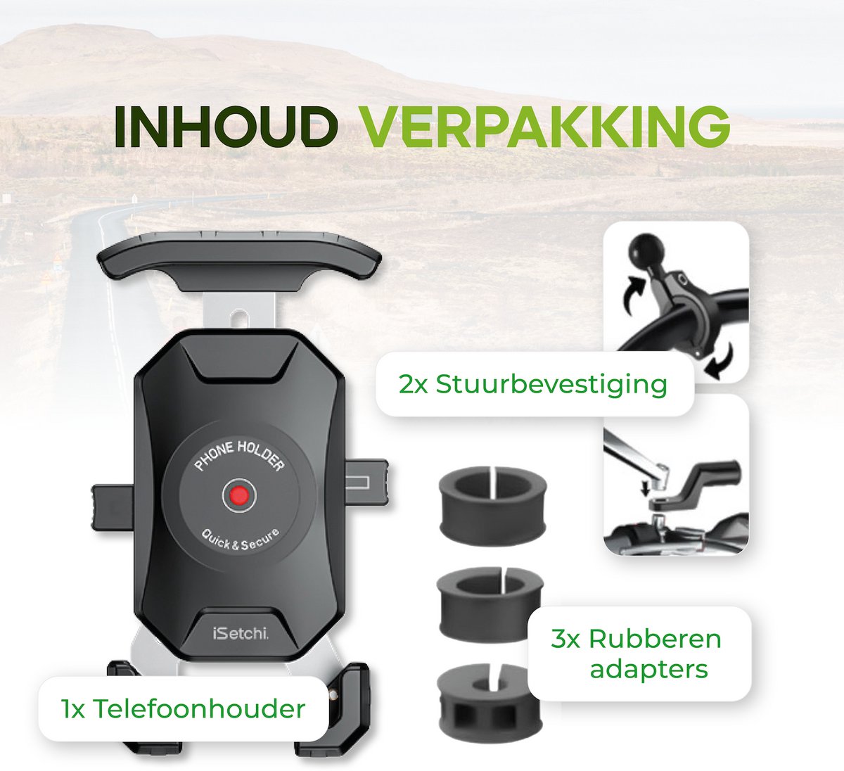 Luxe telefoonhouder