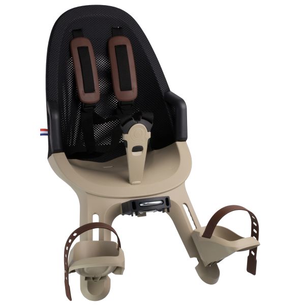 Child seat - Qibbel Air Front seat - front carrier + mounting - Cappuccino