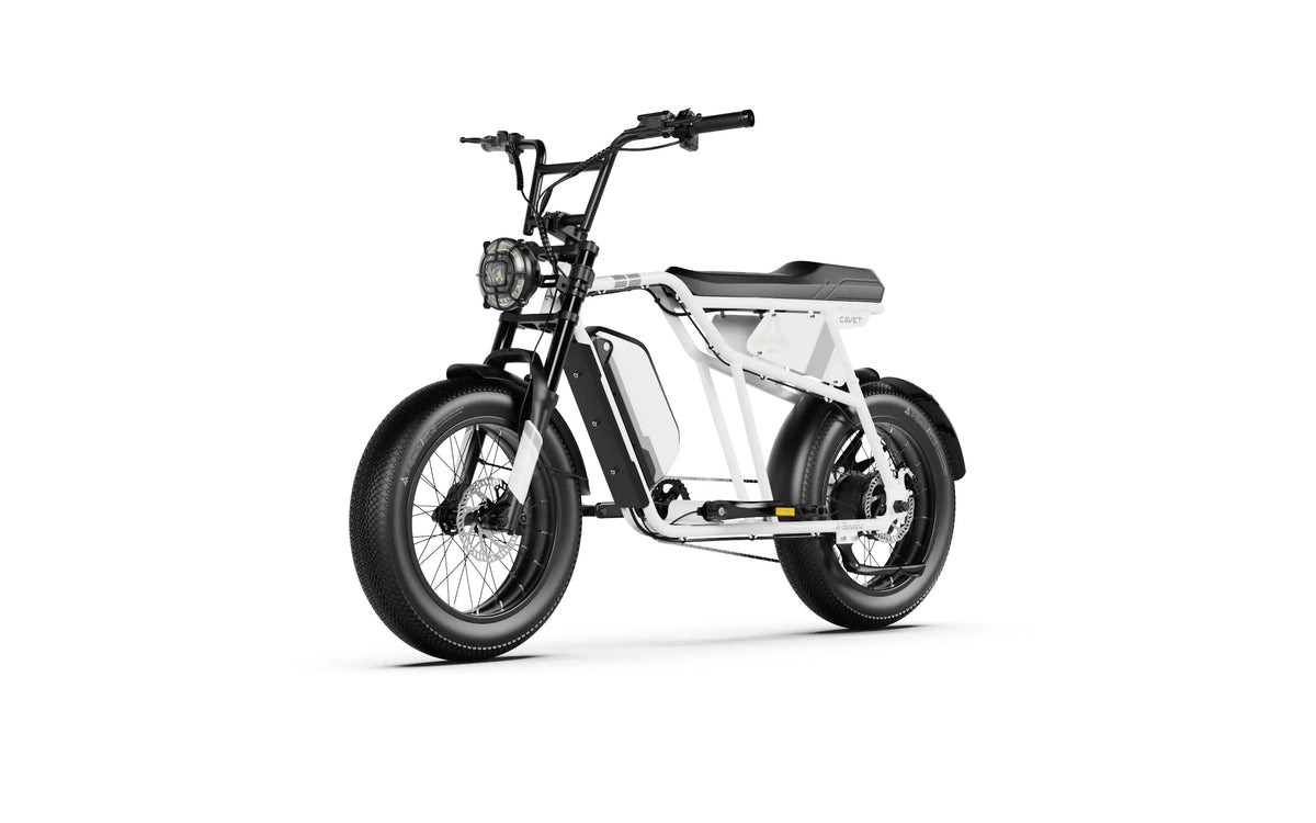 A-spadz Fatbike - Cavet Air - Hydraulische remmen - Cloud White - Dailyride