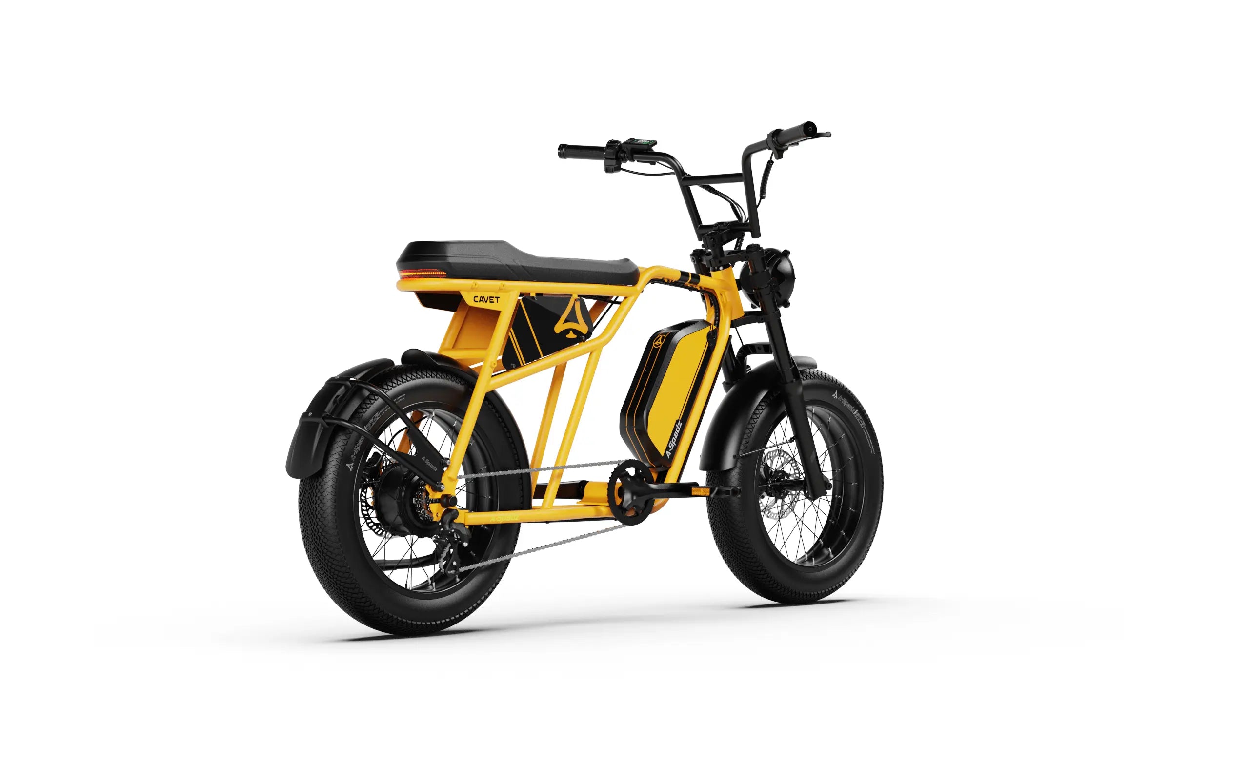 A-spadz Fatbike - Cavet Air - Hydraulische remmen - Mars Yellow - Dailyride