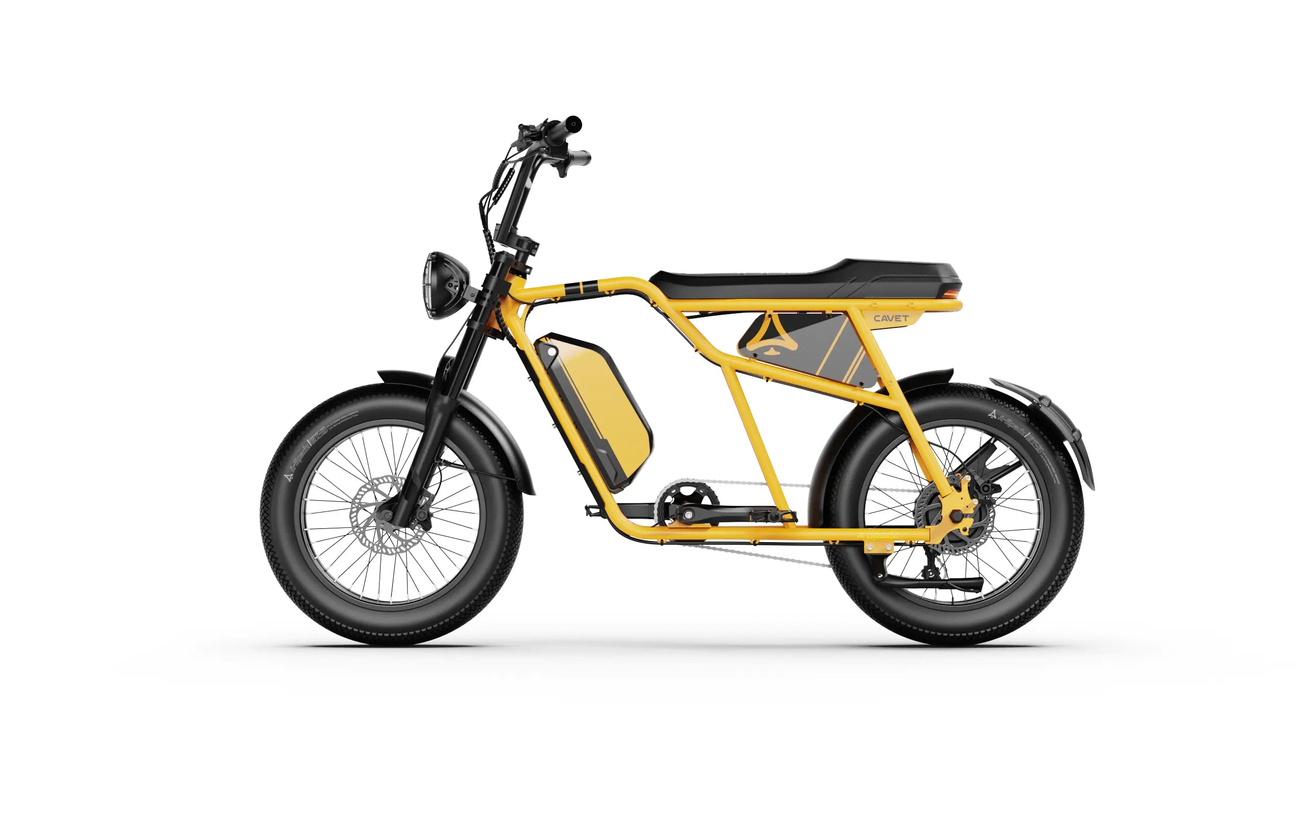 A-spadz Fatbike - Cavet Air - Hydraulische remmen - Mars Yellow - Dailyride