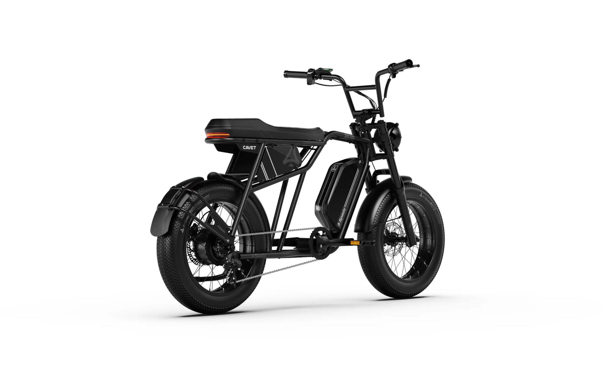 A-spadz Fatbike - Cavet Air - Hydraulische remmen - Zwart - Dailyride