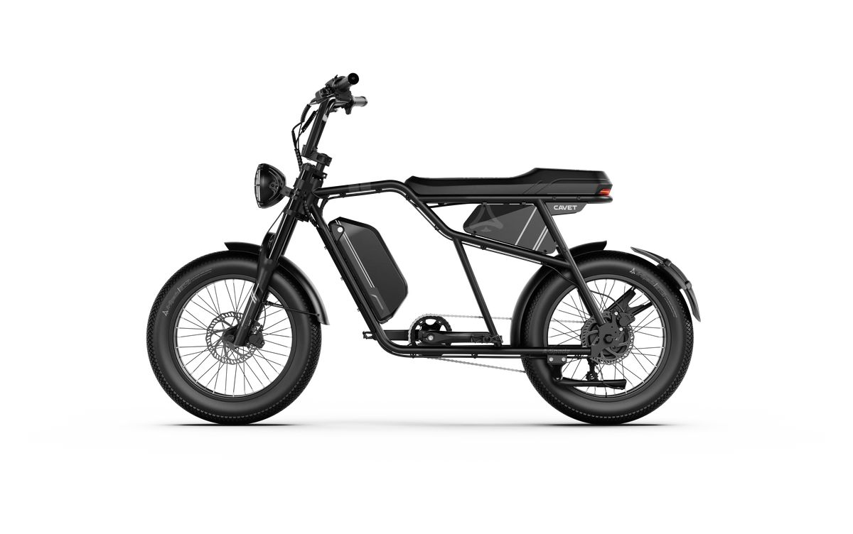 A-spadz Fatbike - Cavet Air - Hydraulische remmen - Zwart - Dailyride