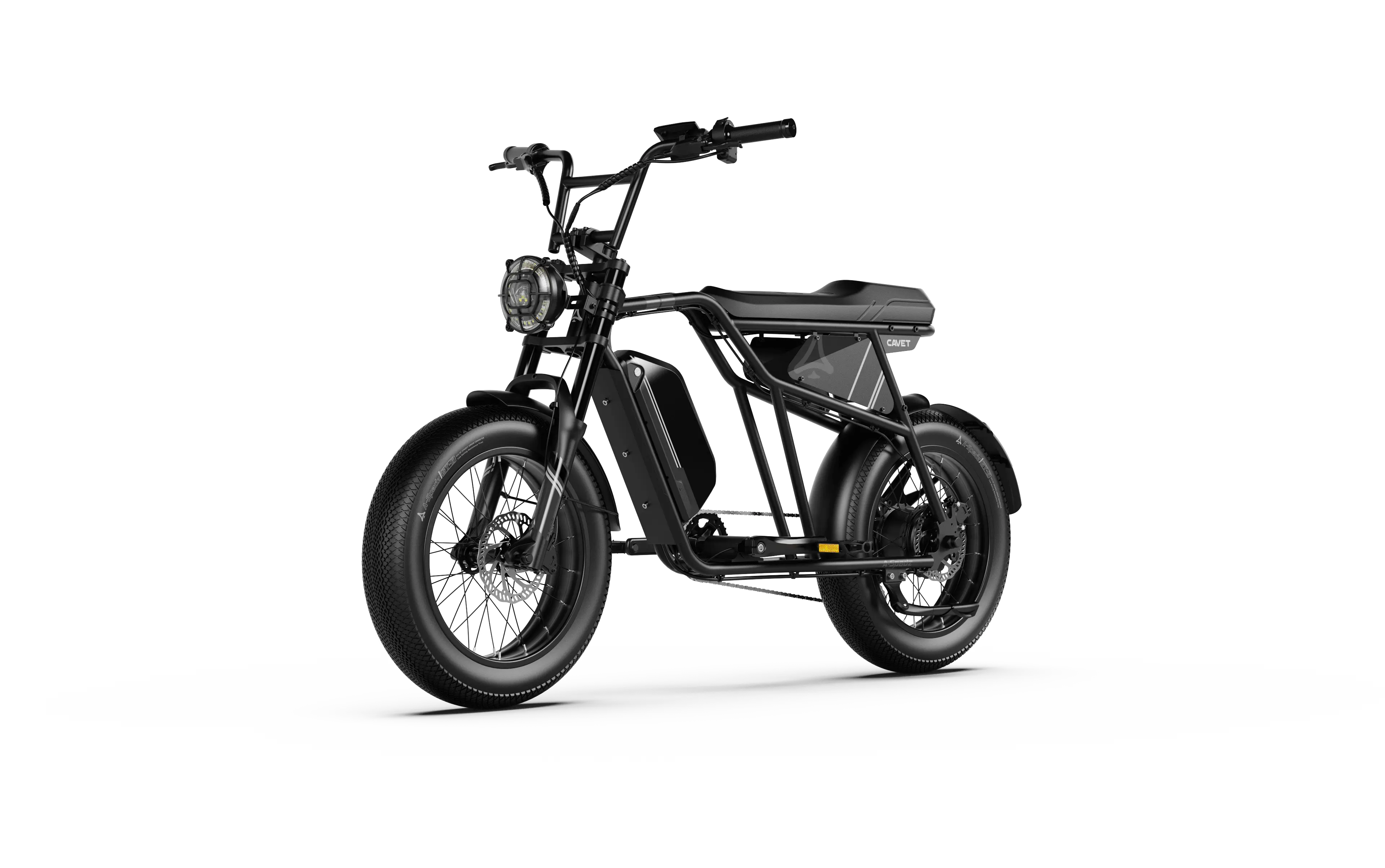 A-spadz Fatbike - Cavet Air - Hydraulische remmen - Zwart - Dailyride