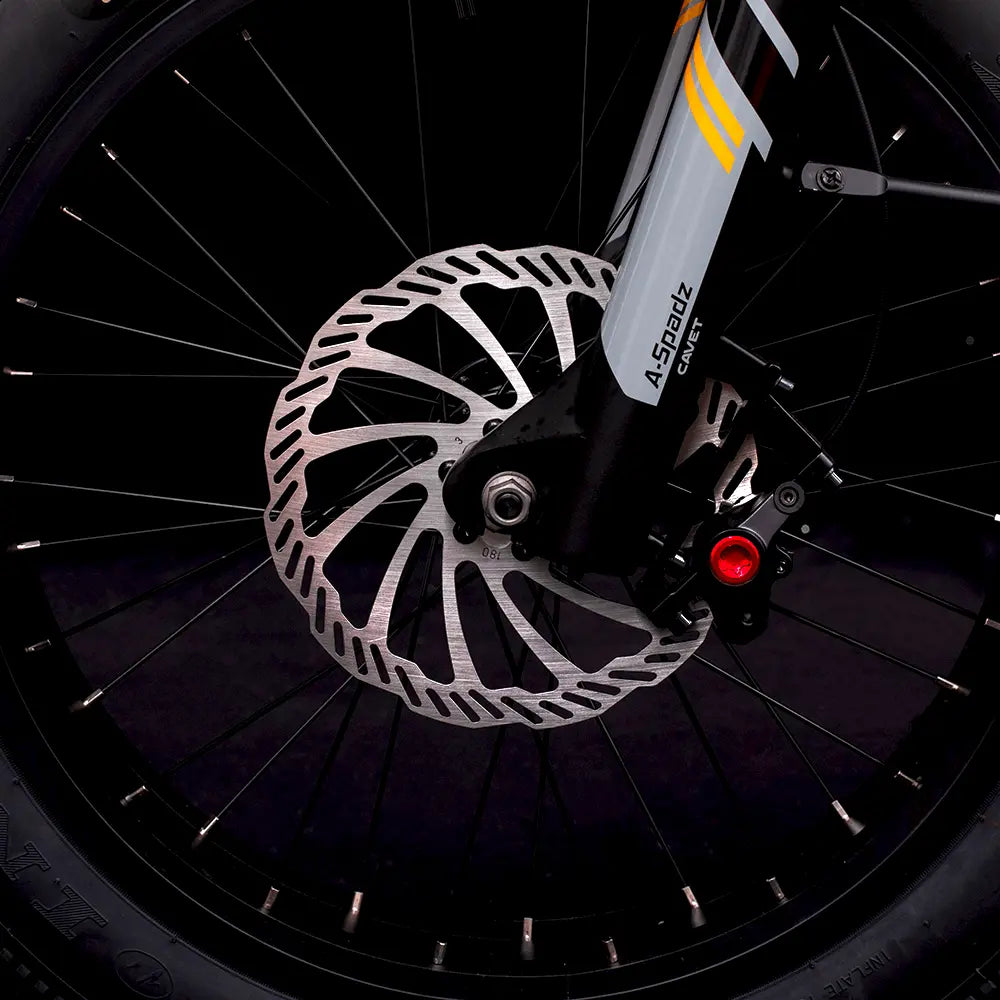 A-spadz Fatbike - Cavet Air - Hydraulische remmen - Zwart - Dailyride