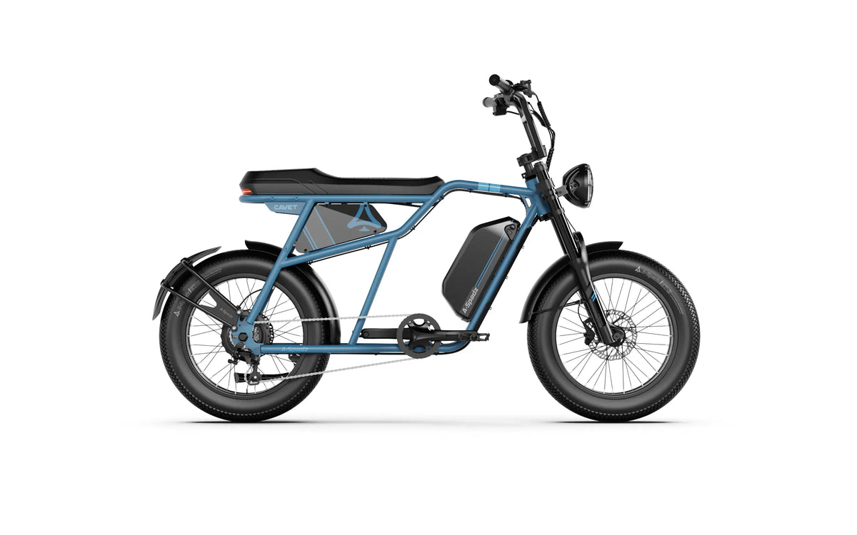 A-spadz Fatbike - Cavet Air - Hydraulische remmen - Zwart - Dailyride