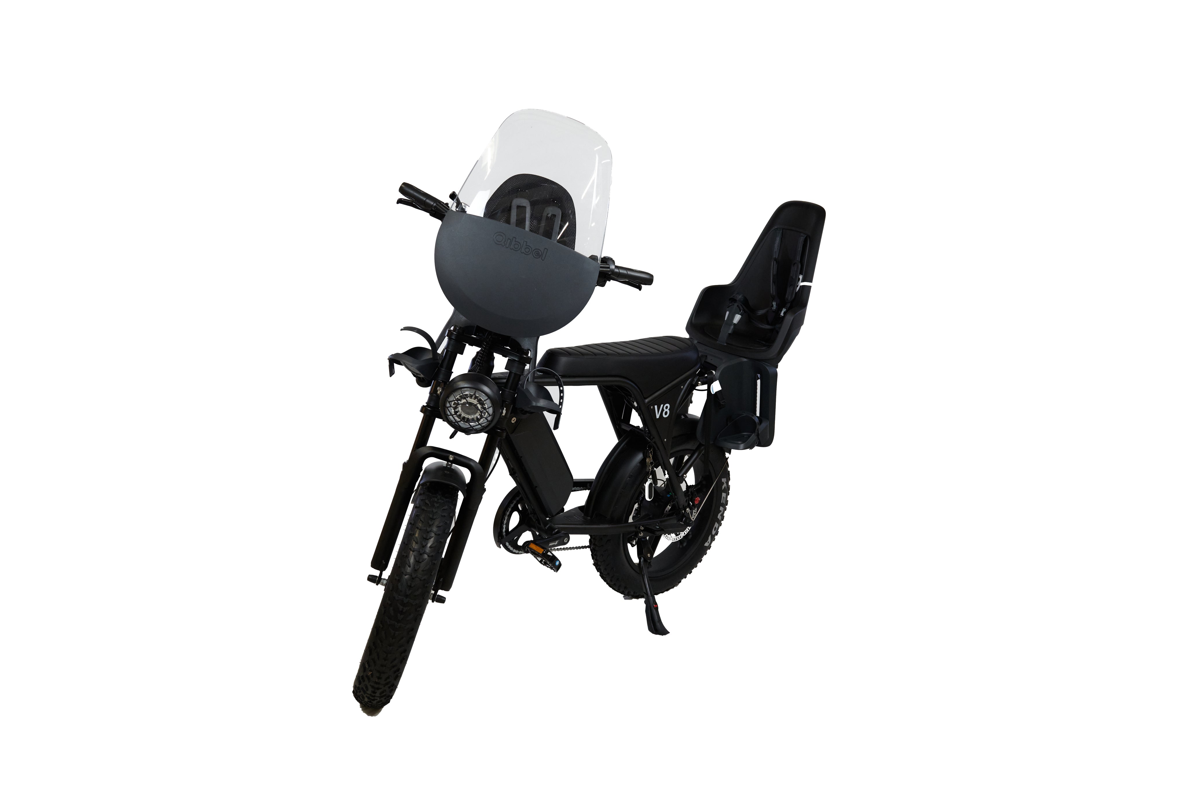 Ouxi V8 3.0 2024 Model - Black - Hydraulic brake - Rear seat + Footrests + ART3 Chain lock + Alarm