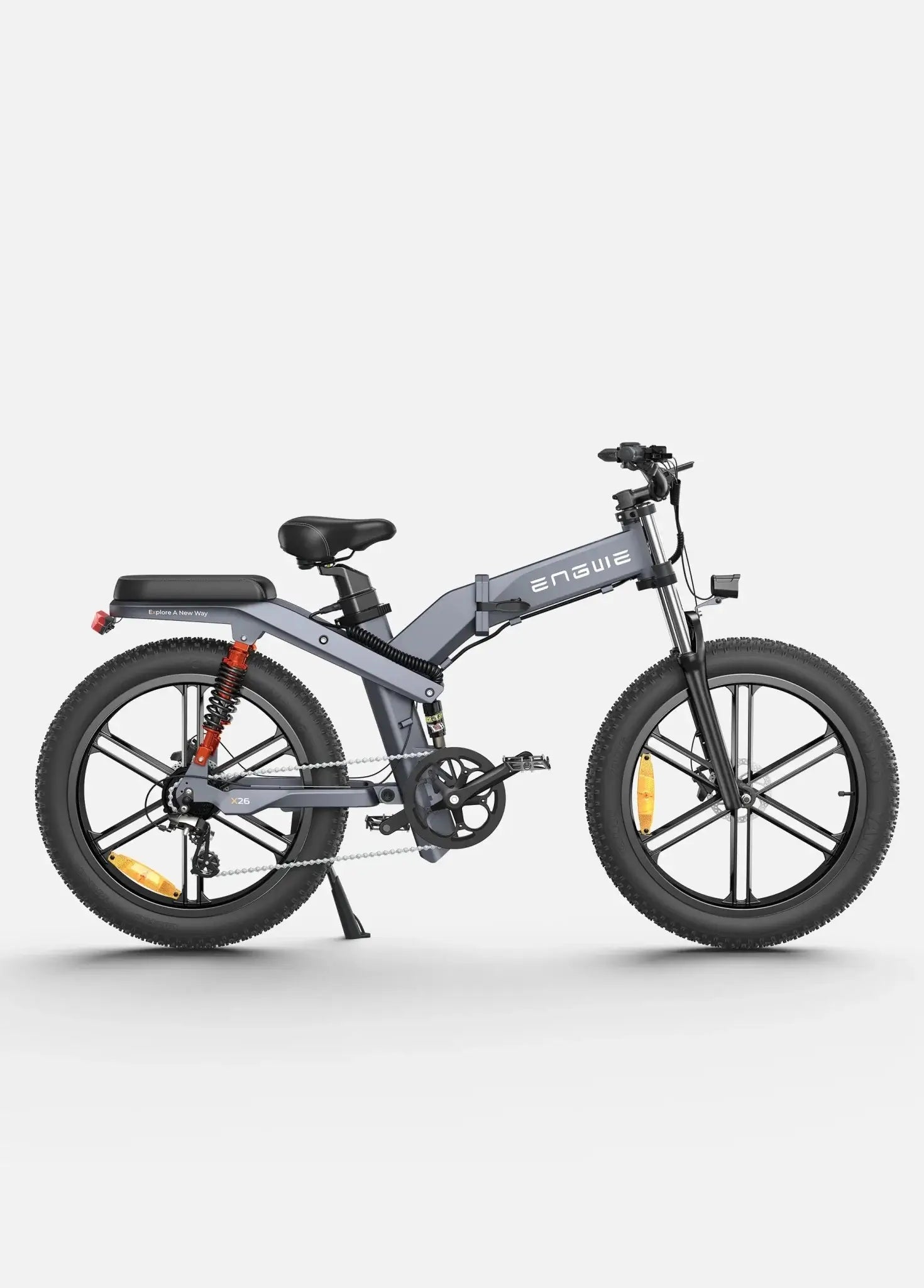 Engwe X26 E-bike - Grijs - Dubbele Accu