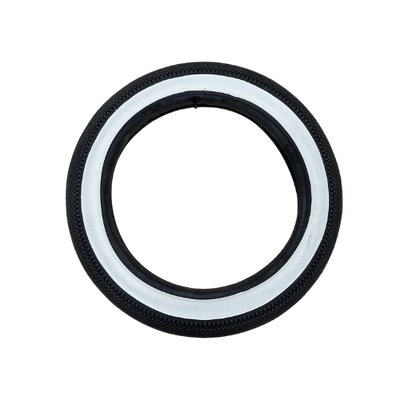 Fatbike buitenband zwart/wit 20 x 4"