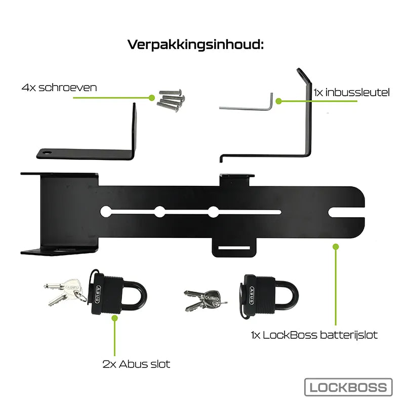Lockboss L3 Accuslot voor de S20 Pro & V20 Pro Long Range Sport