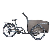 Vogue Journey S - Mat Zwart - Elektrische bakfiets