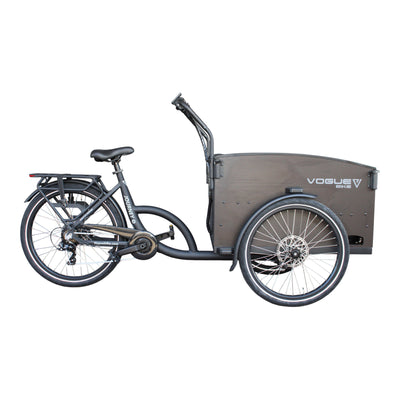Vogue Journey S - Mat Zwart - Elektrische bakfiets