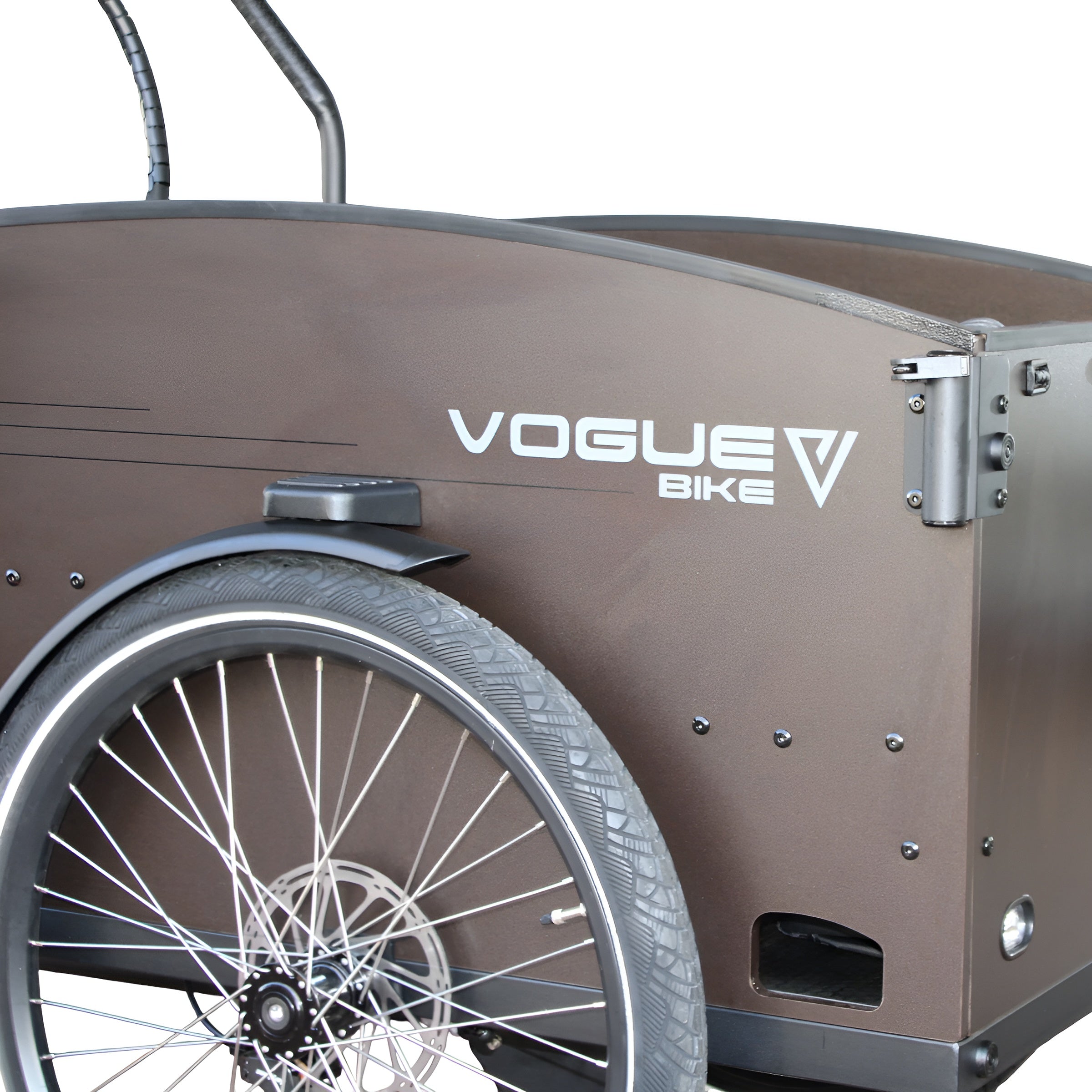 Vogue Journey S - Mat Zwart - Elektrische bakfiets