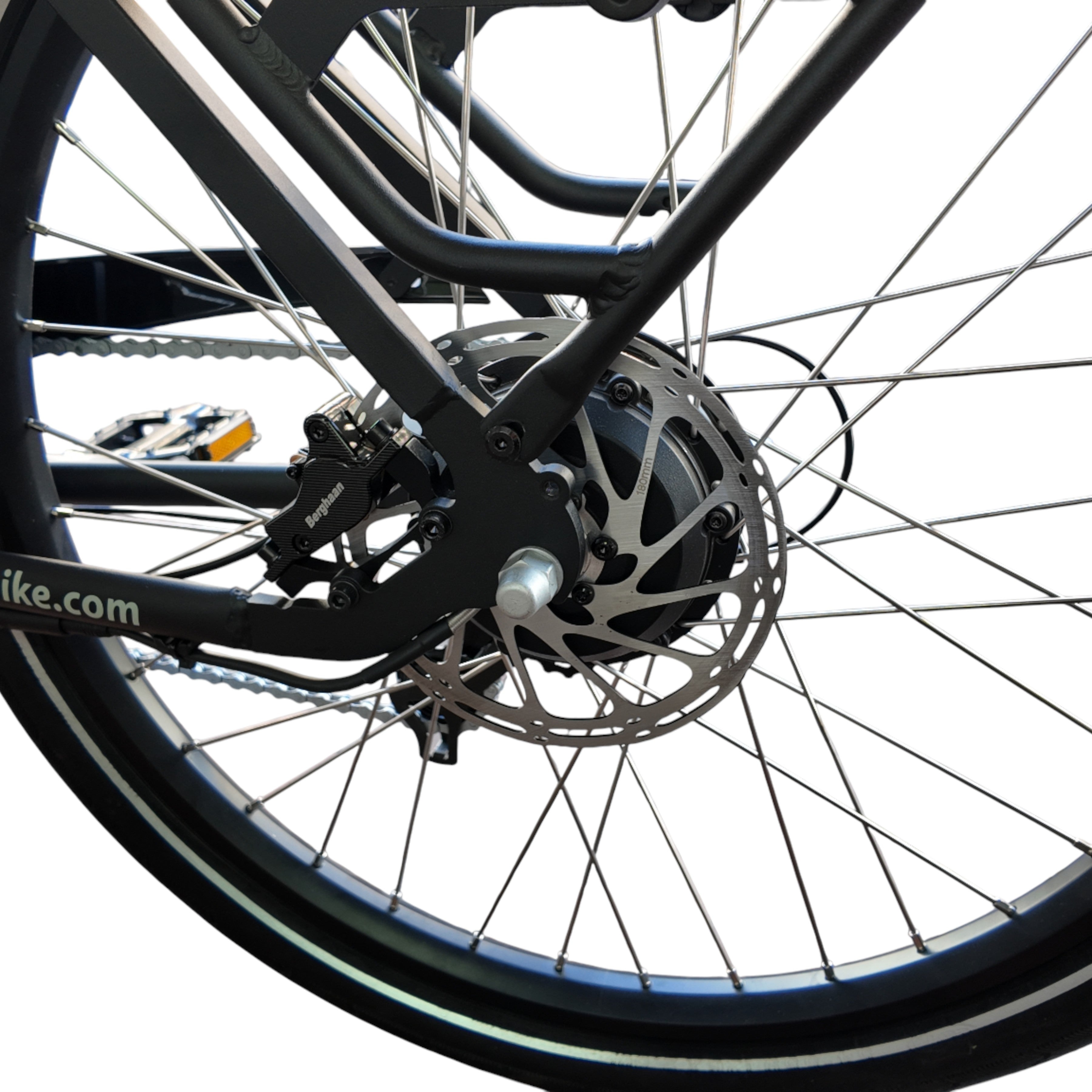 Vogue Caddy - Elektrische Bakfiets - Mat Zwart - Grijze Accenten - Accu 468Wh (36V, 13Ah) - Bafang Achterwielmotor - Shimano 7 Versnellingen - Hydraulische Remmen