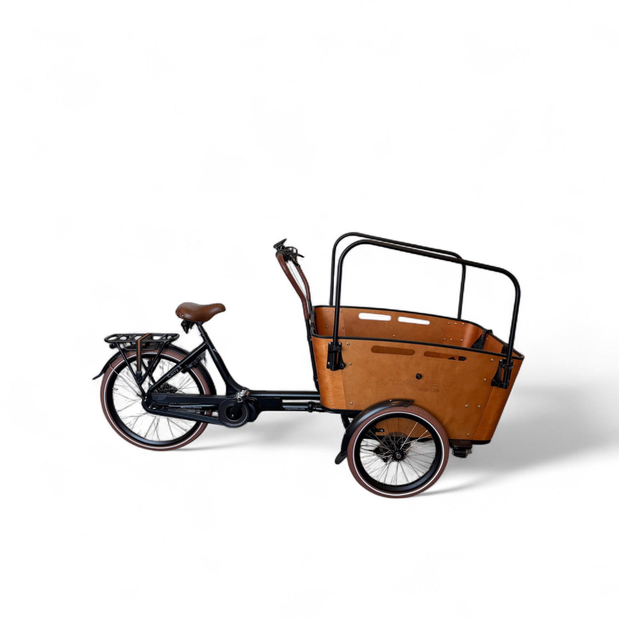 Vogue Carry 3 - Mat Zwart Bruin