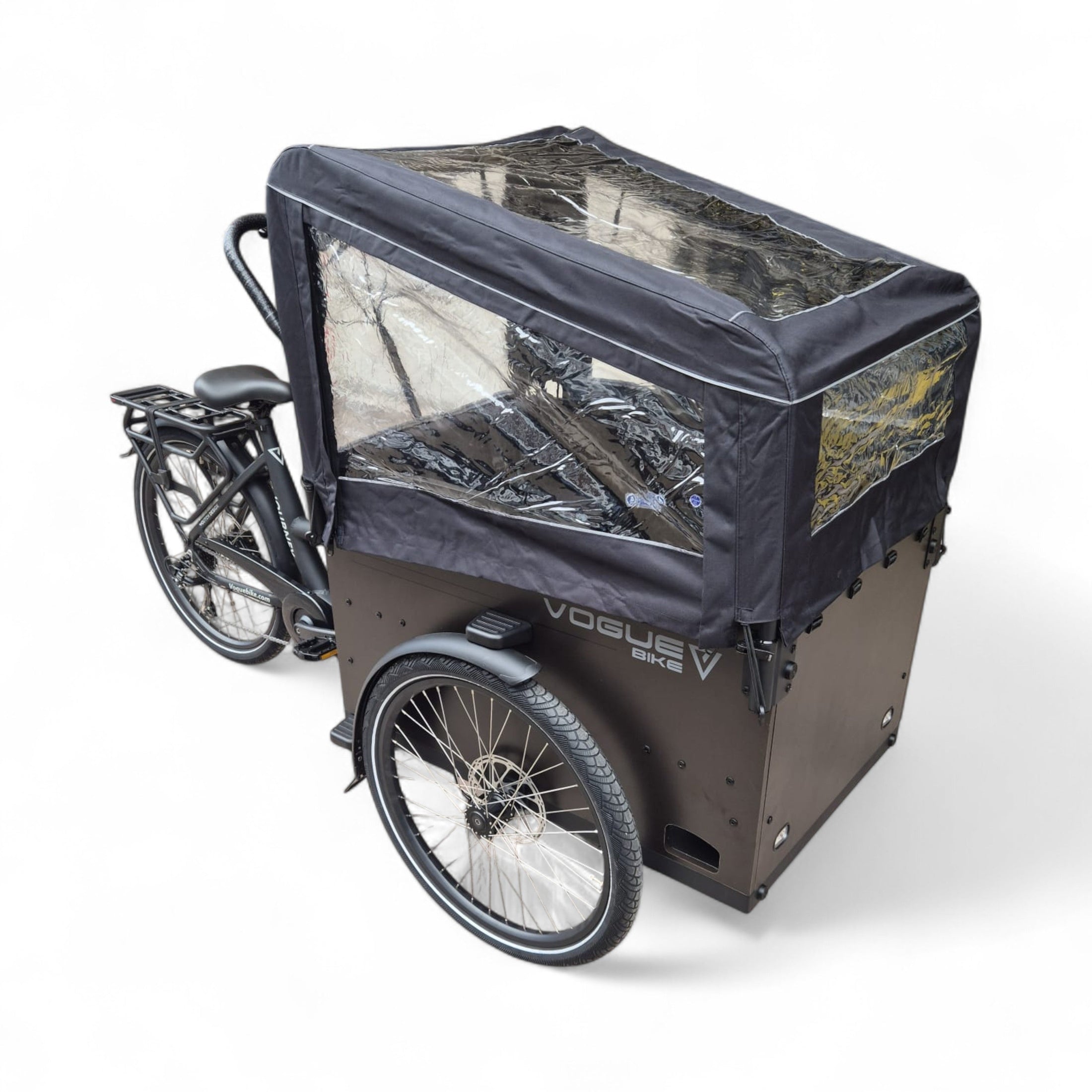 Vogue Journey Plus - Mat Zwart - Elektrische bakfiets