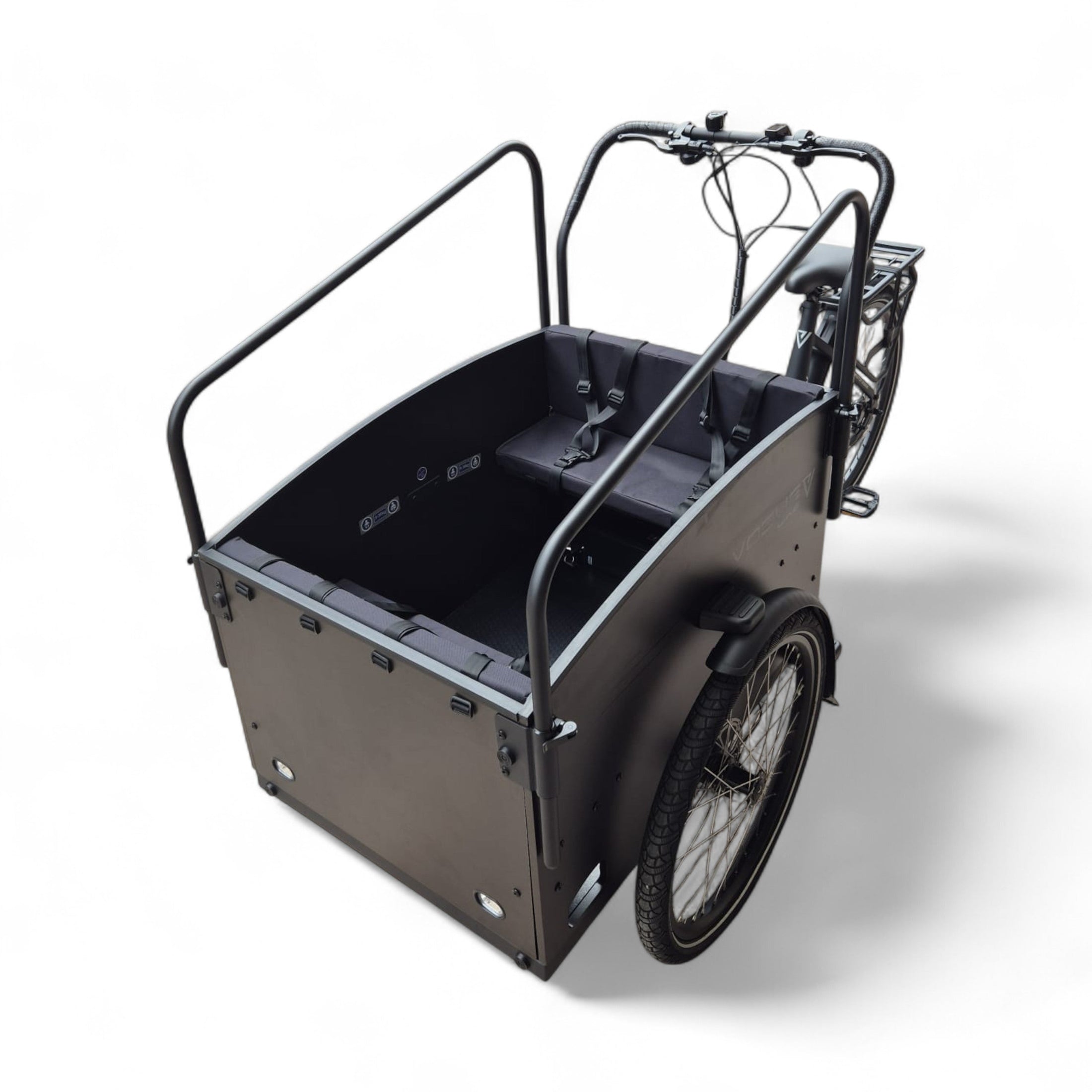 Vogue Journey Plus - Mat Zwart - Elektrische bakfiets