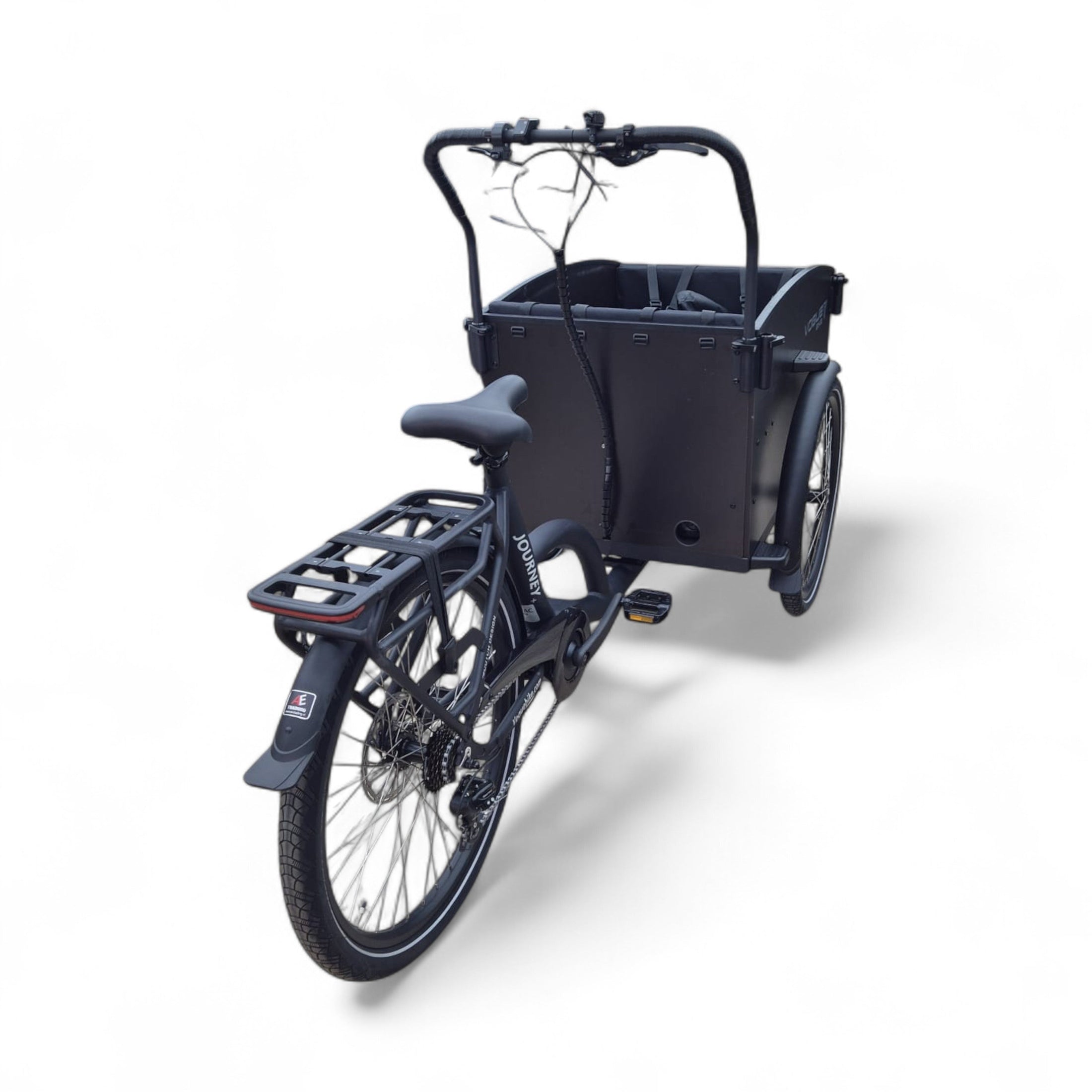 Vogue Journey Plus - Mat Zwart - Elektrische bakfiets