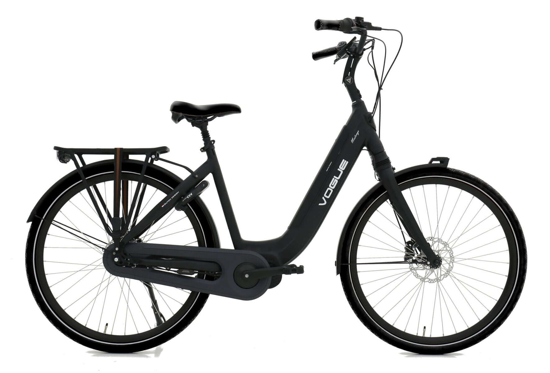 Vogue Mestengo Z5 - Middenmotor - Electrische fiets - E-bike - Shine black