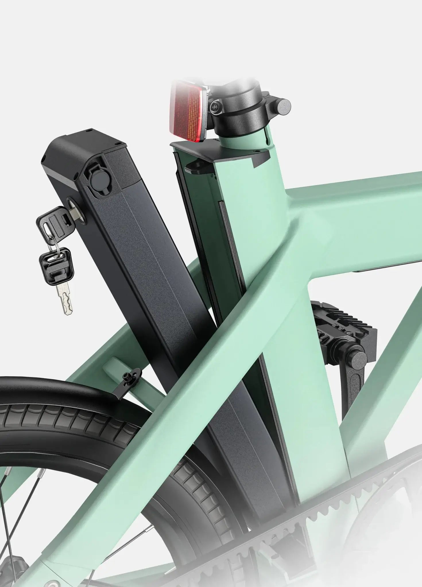 Engwe P20 - Belt drive - vouwfiets - Groen - Dailyride