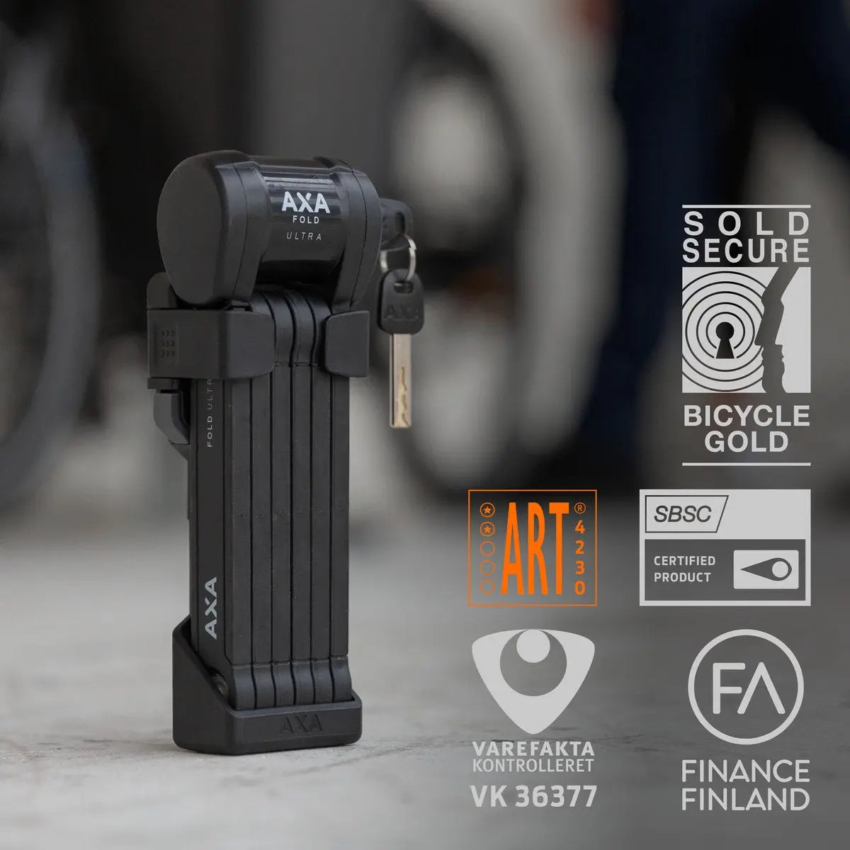 Vouwslot AXA Fold Ultra 90 Voltwheelz